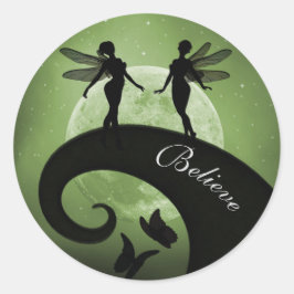 Adesivo Silhouette Acredite em fadas irmãs da lua