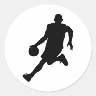Adesivo Silhouette de Basquete