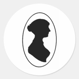 Adesivo Silhouette de Jane Austen