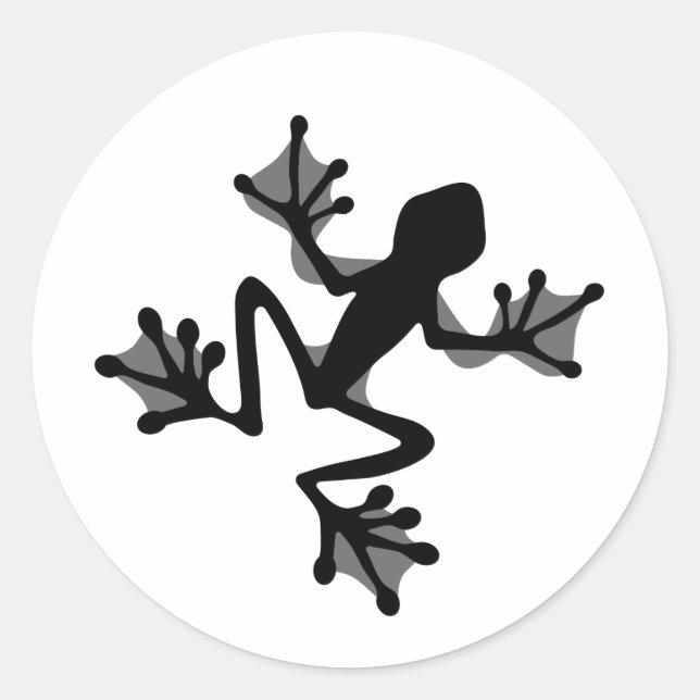 Adesivo Silhouette sapo (Frente)