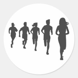 Adesivo Silhouettes - Maratona Minimalista