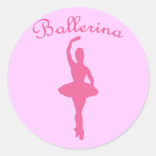 Adesivo Silhueta da bailarina