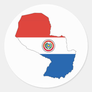 Adesivo silhueta da forma do mapa da bandeira de país de