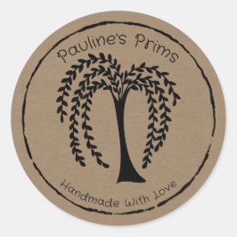 Adesivo Silhueta De Árvore Selvagem Prim Para Artesanatos 