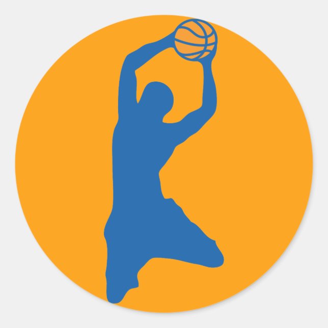 Adesivo silhueta de basquete (Frente)