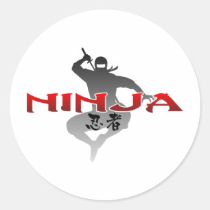 Adesivo Silhueta de Ninja