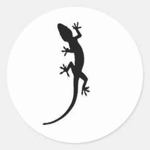Adesivo Silhueta do lagarto