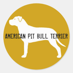 Adesivo Silhueta do Pit Bull
