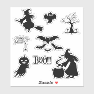 Adesivo Silhueta temática Halloween 