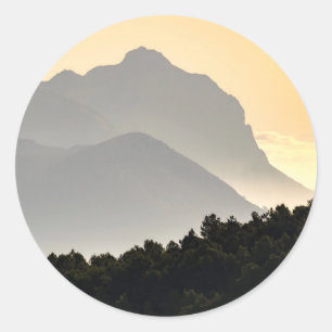 Adesivo Silhuetas das montanhas