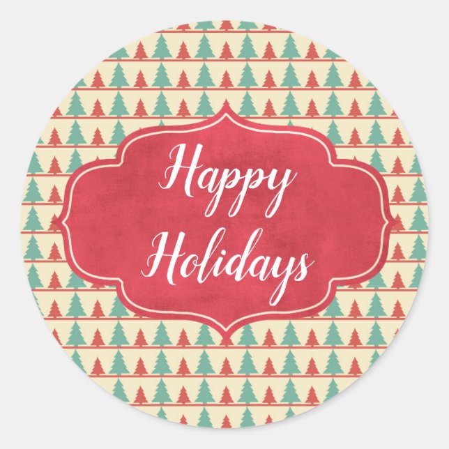 Adesivo Silhuetas de Árvore Retroativa Personalizáveis (Frente)