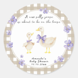 Adesivo Silly Goose Baby Shower