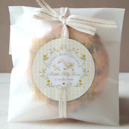 Adesivo Silly Goose Gender neutral Yellow Baby Shower