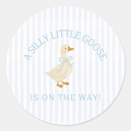 Adesivo Silly Little Goose Baby Shower 