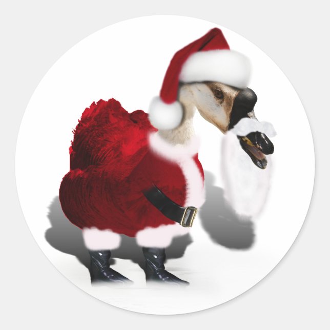 Adesivo Silly Santa Goose - A Web Footed Christmas (Frente)