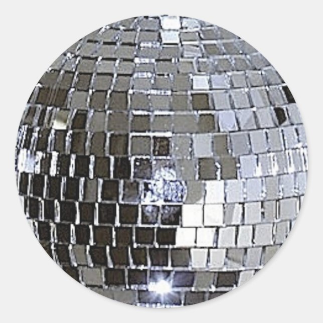 Adesivo Silver Disco Ball (Frente)