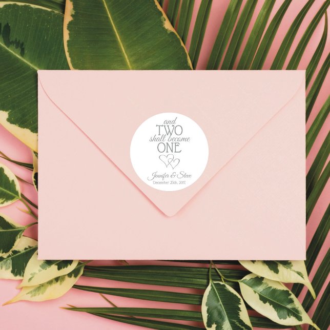 Adesivo Silver Dois Torna-Se Um Pau De Casamento (Criador carregado)