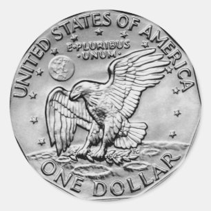Adesivo Silver Dollar EUA