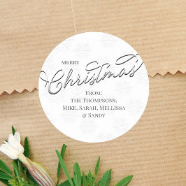 Adesivo Silver Felry Christmas Personalizado