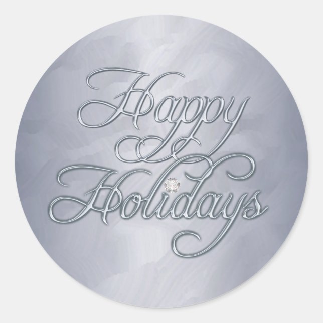 Adesivo Silver Foil Happy Holiders (Frente)