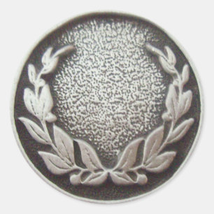 Adesivo Silver Laurel Wreath Sticker
