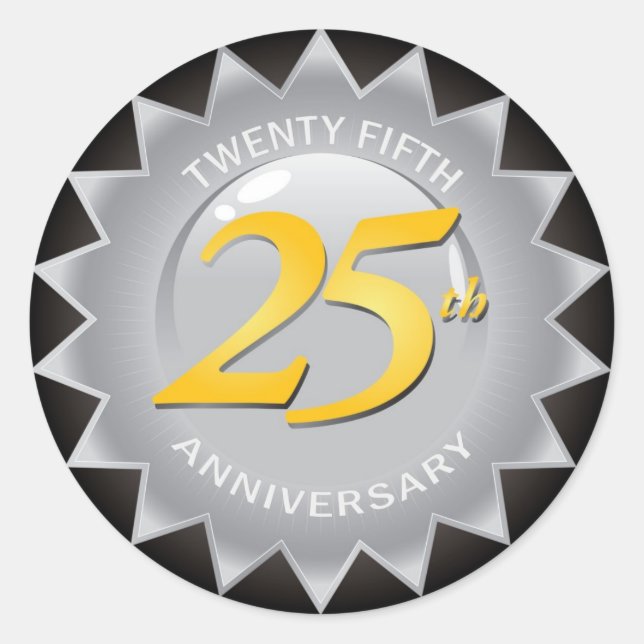 Adesivo Silver Seal do 25 (Frente)