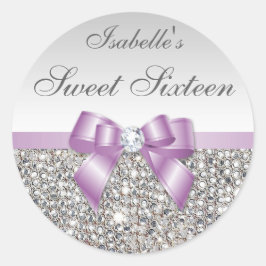 Adesivo Silver Sequins Lilac Arco Diamond Doce Dezesseis