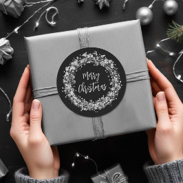 Adesivo Silver Stars Feliz Natal