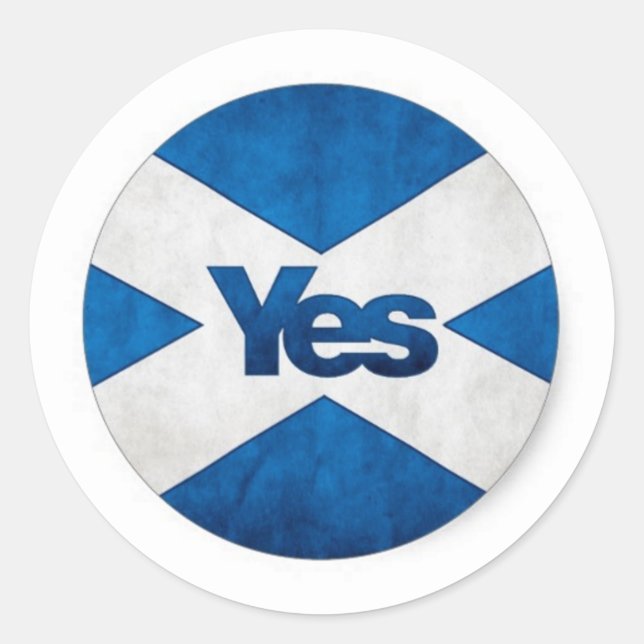Adesivo Sim a Scotland independente 'Saor alba vai Bragh (Frente)