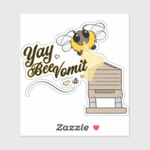Adesivo Sim! Bee Vomit!