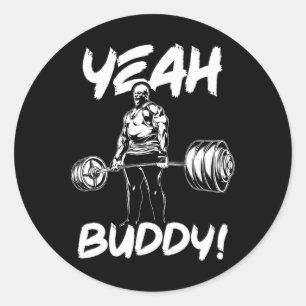 Adesivo Sim Buddy - Ronnie Coleman Bodybuilding Gym Motive