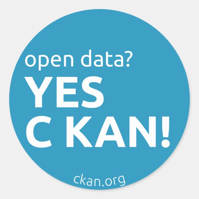 Adesivo Sim C KAN Stickers (dados abertos) (Frente)