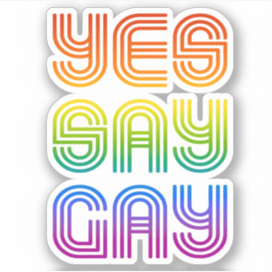 Adesivo Sim Diga Gay