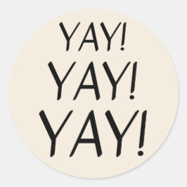 Adesivo Sim! Embalagem mínima para produtos vendidos pelo