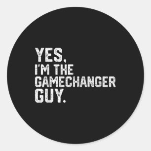 Adesivo Sim, Eu Sou A Cara Gamechanger Engraçada Baseball