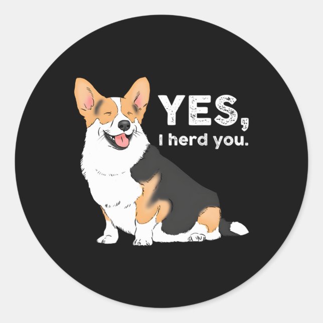 Adesivo Sim, Eu Te Escrevi Corgi Corgi Mãe Corgi (Frente)