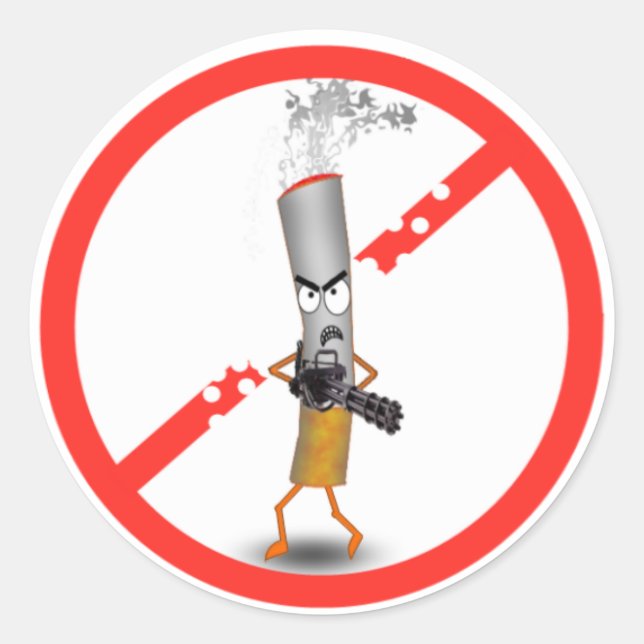 Adesivo Sim fumar (Frente)