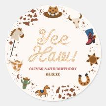 Sim, Haw! Festa de aniversário Rodeo do Cowboy Oci