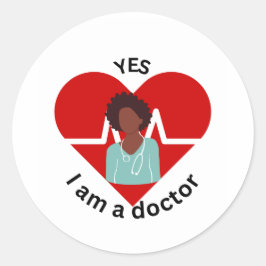 Adesivo Sim, sou médica