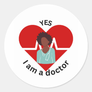 Adesivo Sim, sou médica