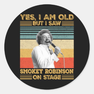 Adesivo Sim, sou velho, mas vi Smokey Robinson no Palco