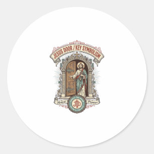 Adesivo Simbolismo da Chave da Porta de Jesus Simbolismo d