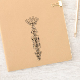 Adesivo símbolo abstrato (cetro) v1