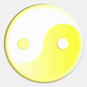 Adesivo Símbolo Amarelo brilhante Yin/Yang