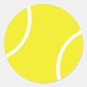 Adesivo Símbolo amarelo da bola de tênis
