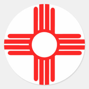 Adesivo Símbolo americano de Sun do indiano