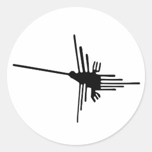 Adesivo símbolo antigo da nazca, símbolo peru, linhas geog