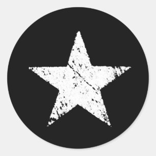 Adesivo símbolo antigo do exército de estrelas de tinta ar