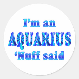 Adesivo Símbolo Aquarius Zodiac