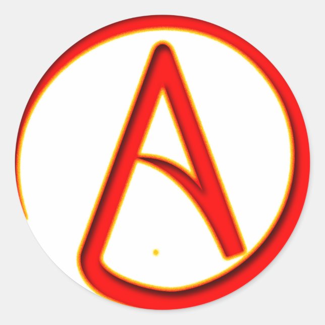 Adesivo Símbolo Ateísmo (Frente)